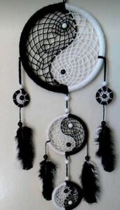Ying and yang dream catcher